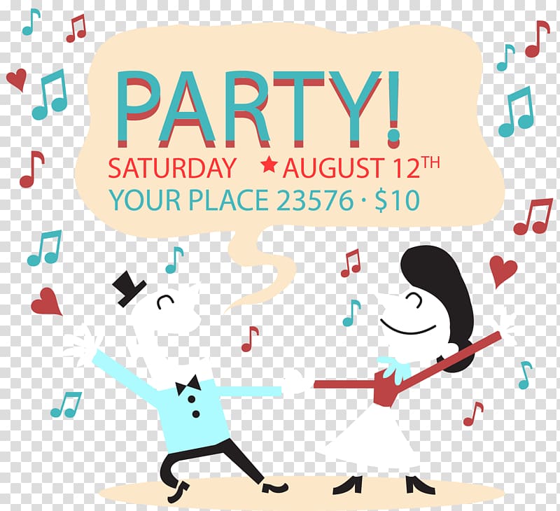 Dance Musical instrument , Retro party party transparent background PNG clipart