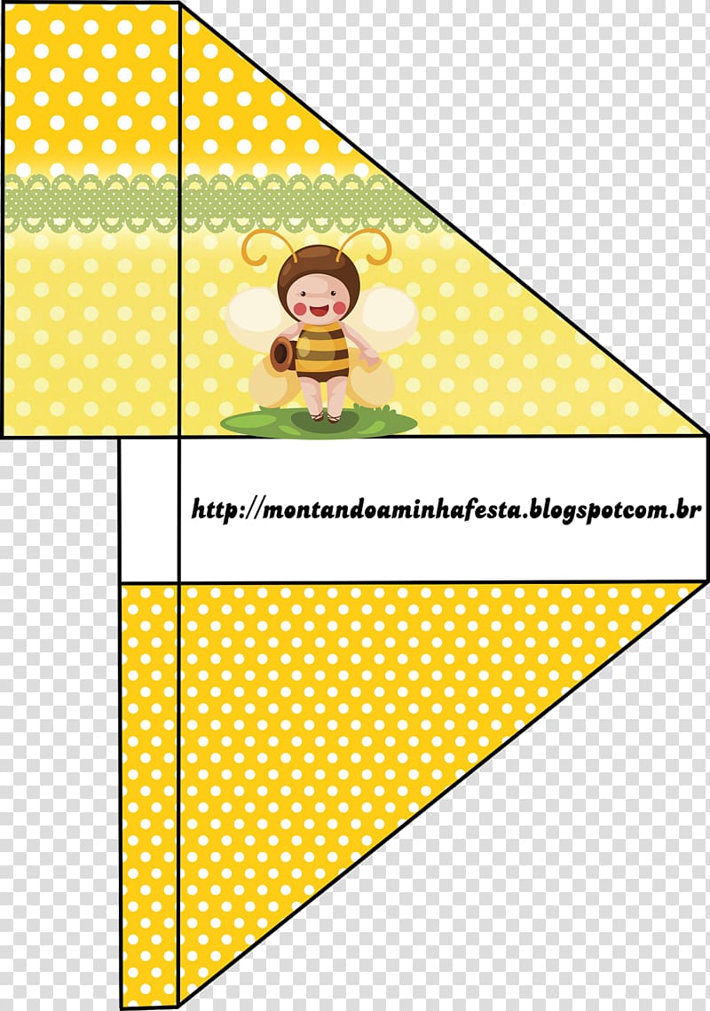 Paper Honey bee Party Convite, bee transparent background PNG clipart