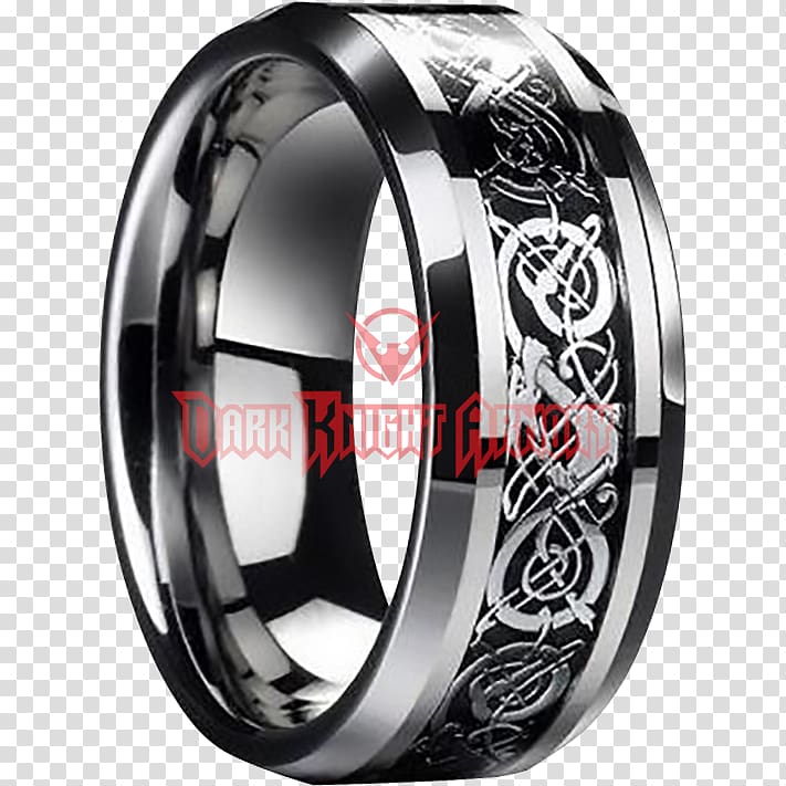 Wedding ring Jewellery Viking Norsemen, tungsten transparent background PNG clipart