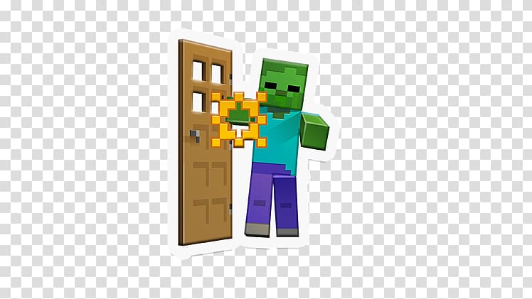 Minecraft: Pocket Edition Sticker Mojang, take the door transparent background PNG clipart