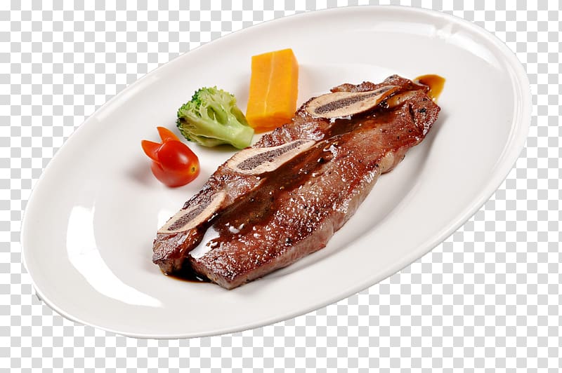 Ribs Cantonese cuisine Fast food Teochew cuisine French fries, Church Fried Ribs transparent background PNG clipart