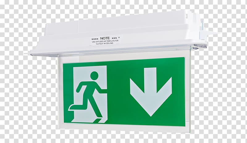 Exit sign Emergency exit Safety, hanging version transparent background PNG clipart