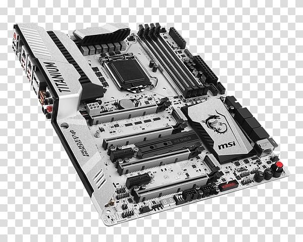 Intel MSI Z270 XPOWER GAMING TITANIUM Motherboard ATX, mother board transparent background PNG clipart
