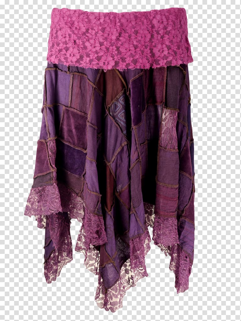 Lilac Magenta Purple Violet Skirt, velvet transparent background PNG clipart