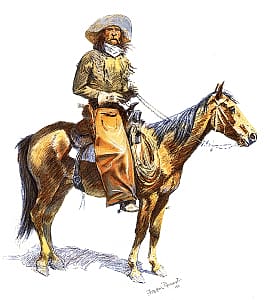 Arizona cow-boy Frederic Remington Art Museum American frontier Cowboy Painting, outlier transparent background PNG clipart