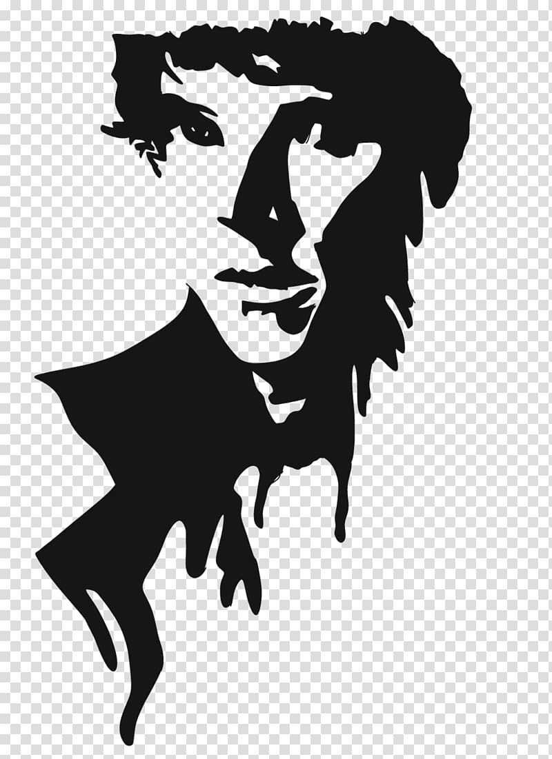 Sherlock Holmes Museum Silhouette Stencil Drawing, sherlock transparent background PNG clipart