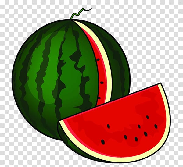 Watermelon Drawing Cartoon, cartoon watermelon transparent background