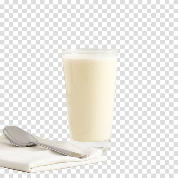 Milkshake Smoothie Soy milk Eggnog, A vanilla milkshake transparent background PNG clipart