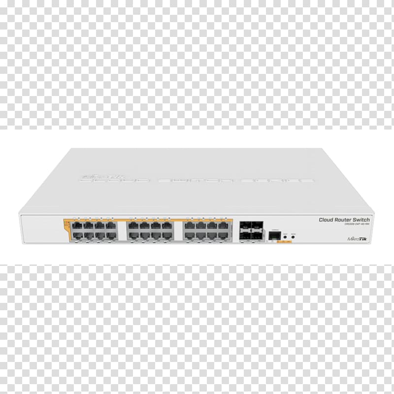 Gigabit Ethernet Power over Ethernet MikroTik Network switch Router, RM transparent background PNG clipart