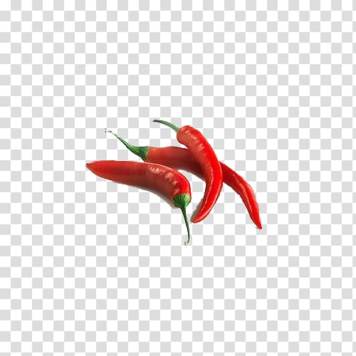 Birds eye chili Serrano pepper Tabasco pepper Cayenne pepper Malagueta pepper, Fresh red pepper transparent background PNG clipart