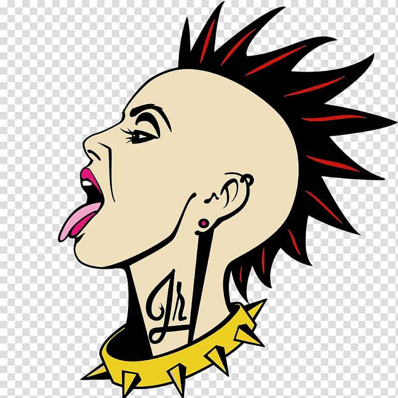 Punk rock Art punk , design transparent background PNG clipart