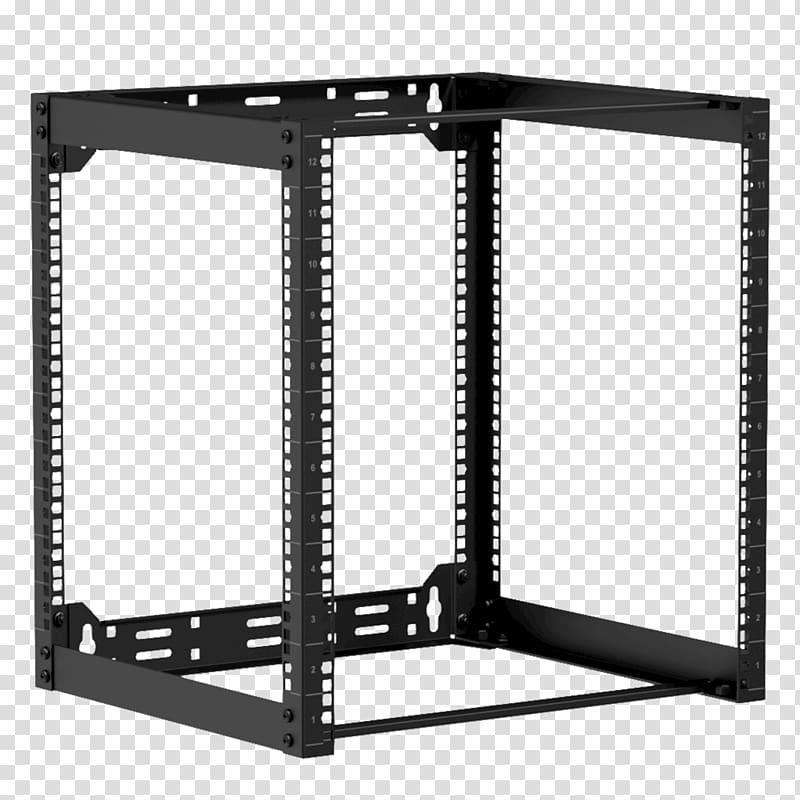 19-inch rack Rack unit Computer Servers Rack rail, wall mounted tool organizer transparent background PNG clipart