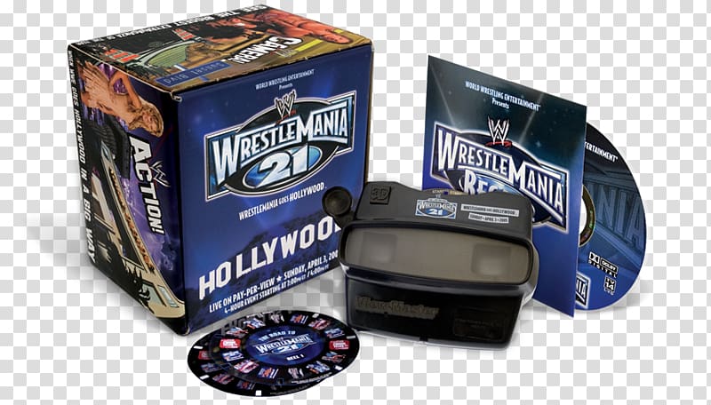 WrestleMania 21 View-Master Marketing 3D film Brand, View Master transparent background PNG clipart