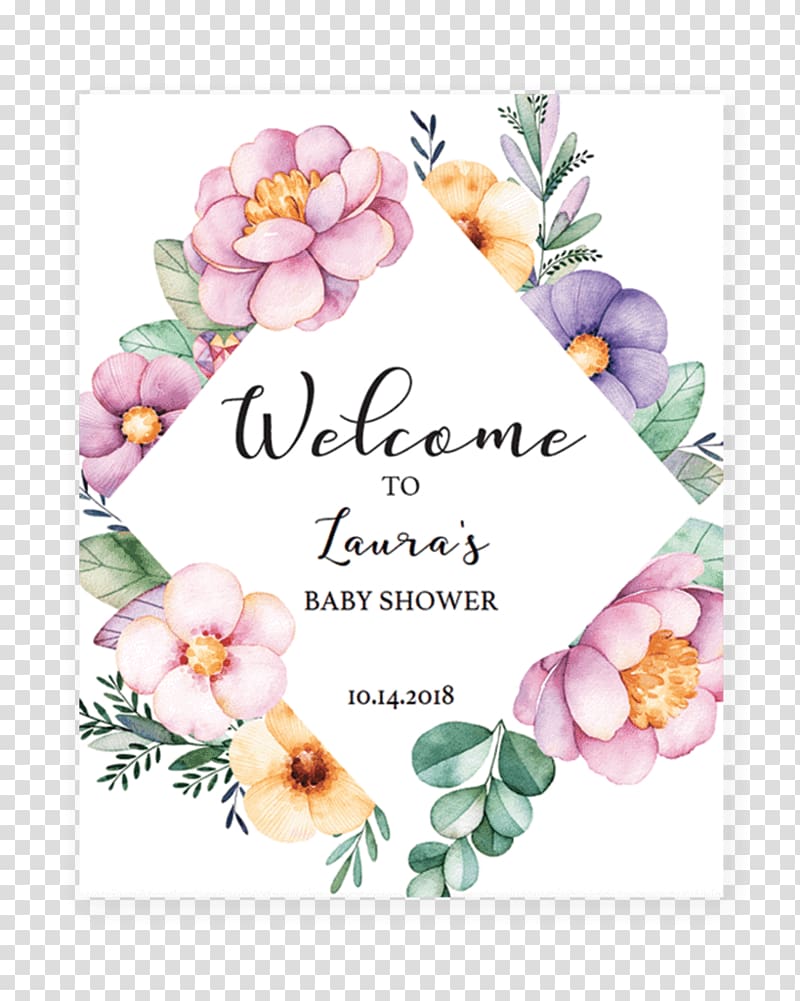 Baby shower Watercolor painting Frames, blush Peony transparent background PNG clipart