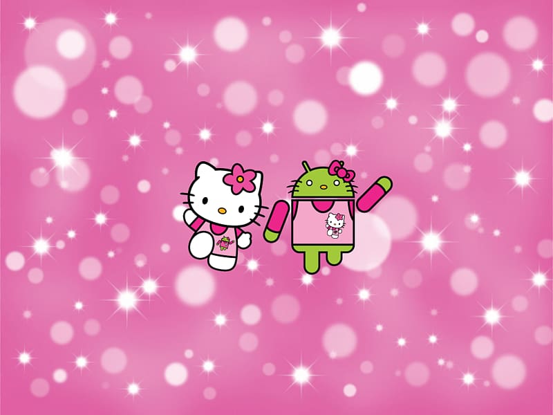 Hello Kitty Carnival Hello, Android: Introducing Google\'s Mobile Development Platform Desktop , pink background transparent background PNG clipart