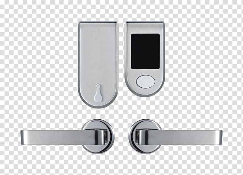 Electronic lock Electronics Smart lock Door, door transparent background PNG clipart