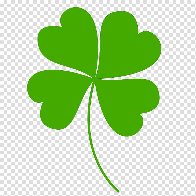 green 4-leaf clover , Four-leaf clover Oxalis tetraphylla White Clover Luck Marsilea quadrifolia, Clover High-Quality transparent background PNG clipart