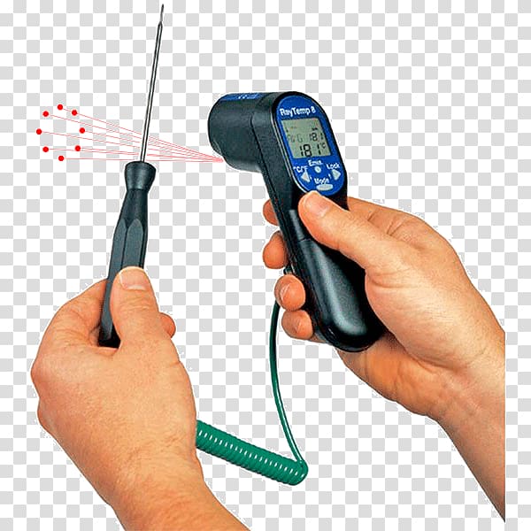 Measuring instrument Infrared Thermometers Thermocouple Temperature, Thermometre transparent background PNG clipart