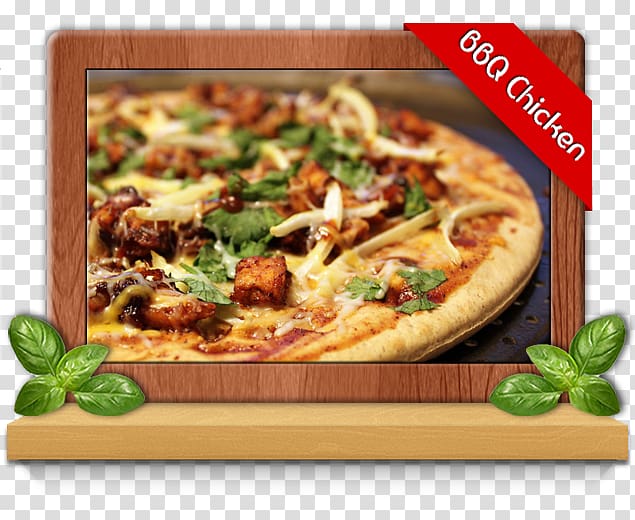 California-style pizza Sicilian pizza Barbecue chicken Fast food, CHICKEN BBQ transparent background PNG clipart