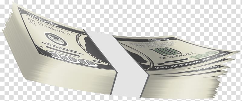 Brand Cash Product Angle, 100 Dollars Wad transparent background PNG clipart