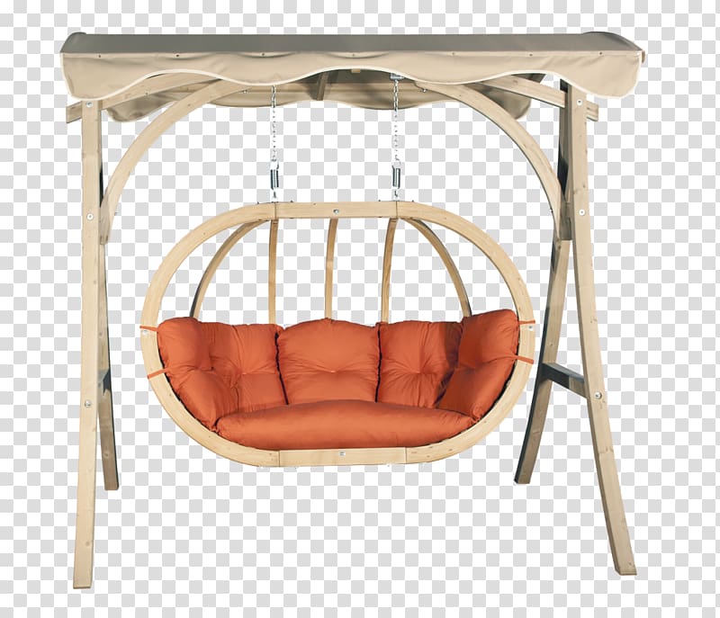 Wing chair Garden Wood Swing Furniture, wood transparent background PNG clipart