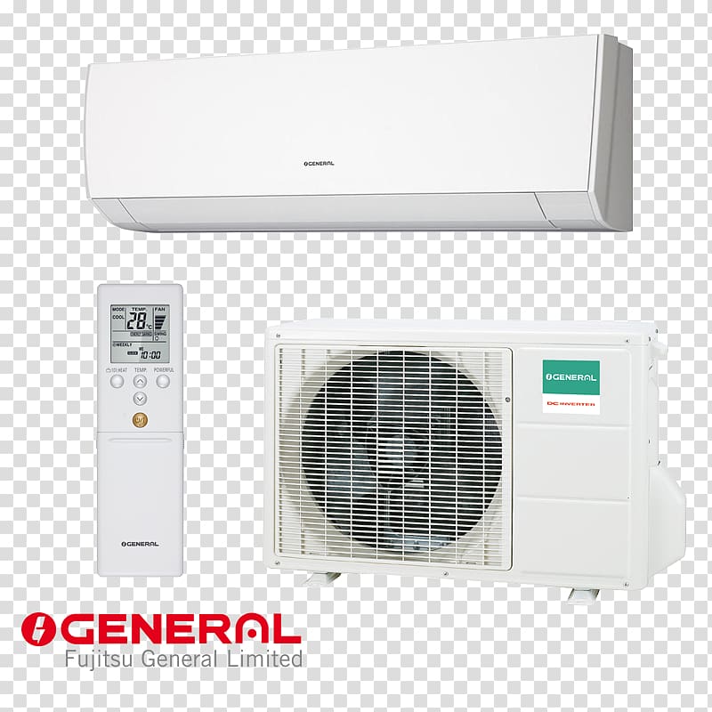 Air conditioning General Airconditioners FUJITSU GENERAL LIMITED Daikin, air con transparent background PNG clipart