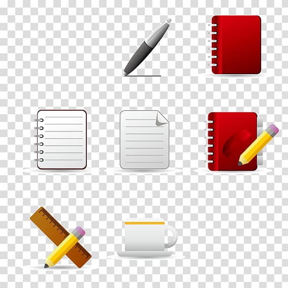 Office Icon, Pencil ruler transparent background PNG clipart