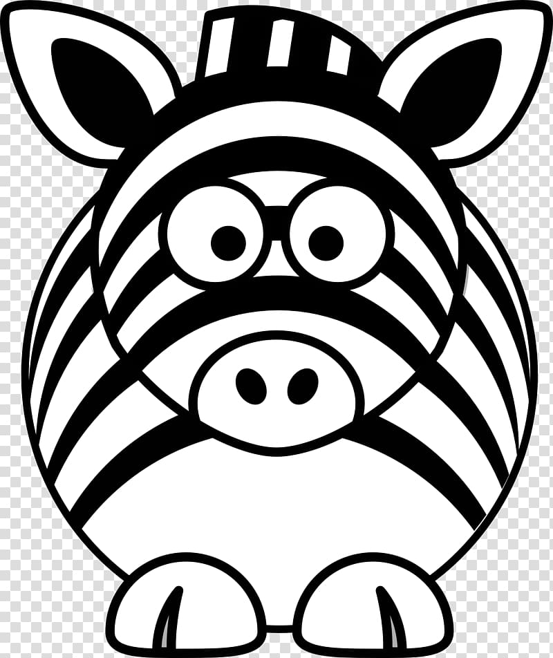 Cartoon Zebra , zebra transparent background PNG clipart