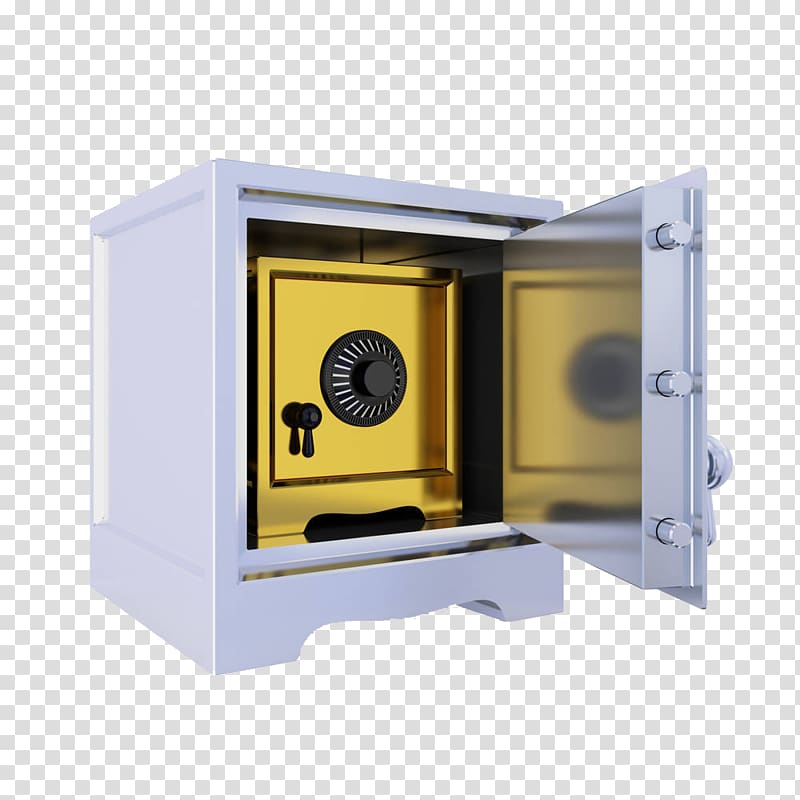 Safe deposit box Security , Open safe transparent background PNG clipart