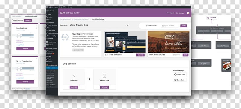 Computer program Quiz Plug-in WordPress Interactivity, WordPress transparent background PNG clipart