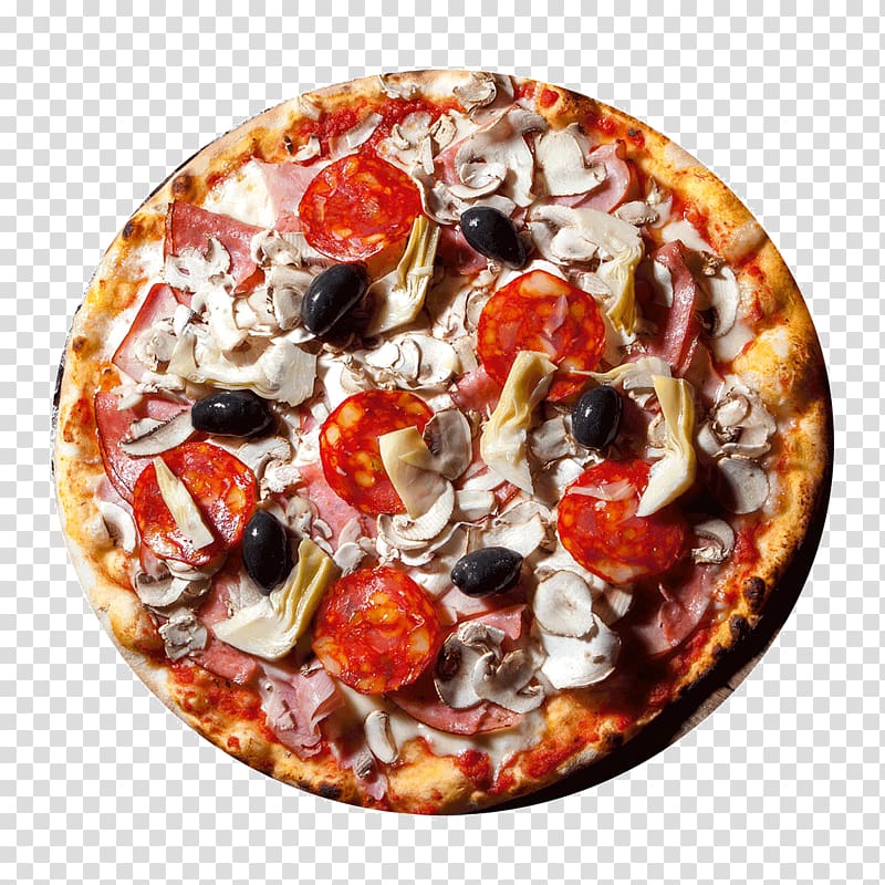 Sicilian pizza Marinara sauce California-style pizza Pepperoni, pizza transparent background PNG clipart