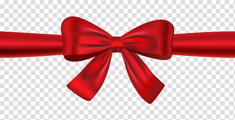 red ribbon, Ribbon, Red Ribbon Bow transparent background PNG clipart