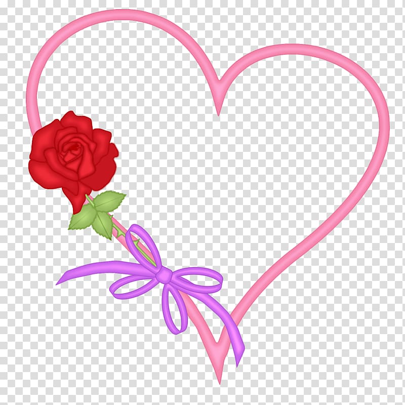 Rose Pink , tanabata heart-shaped transparent background PNG clipart