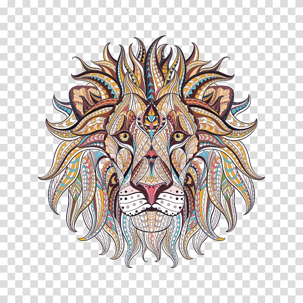 Animal Coloring Book for Adults Lion App Store, lion transparent background PNG clipart
