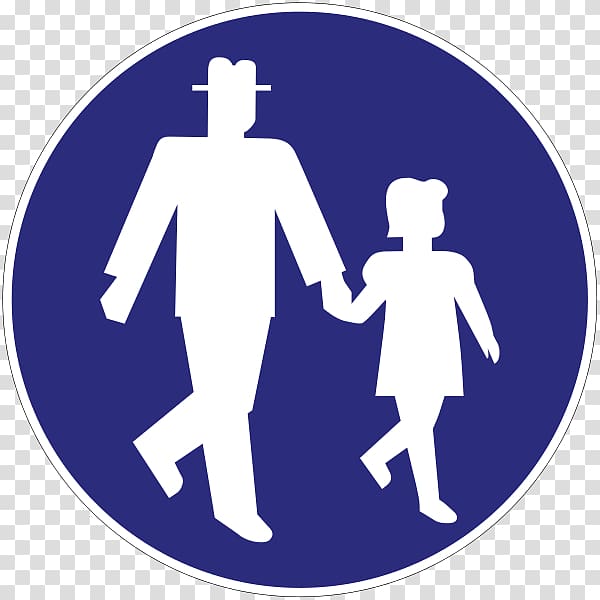 Pedestrian Traffic sign Footpath Sidewalk Symbol, symbol transparent background PNG clipart