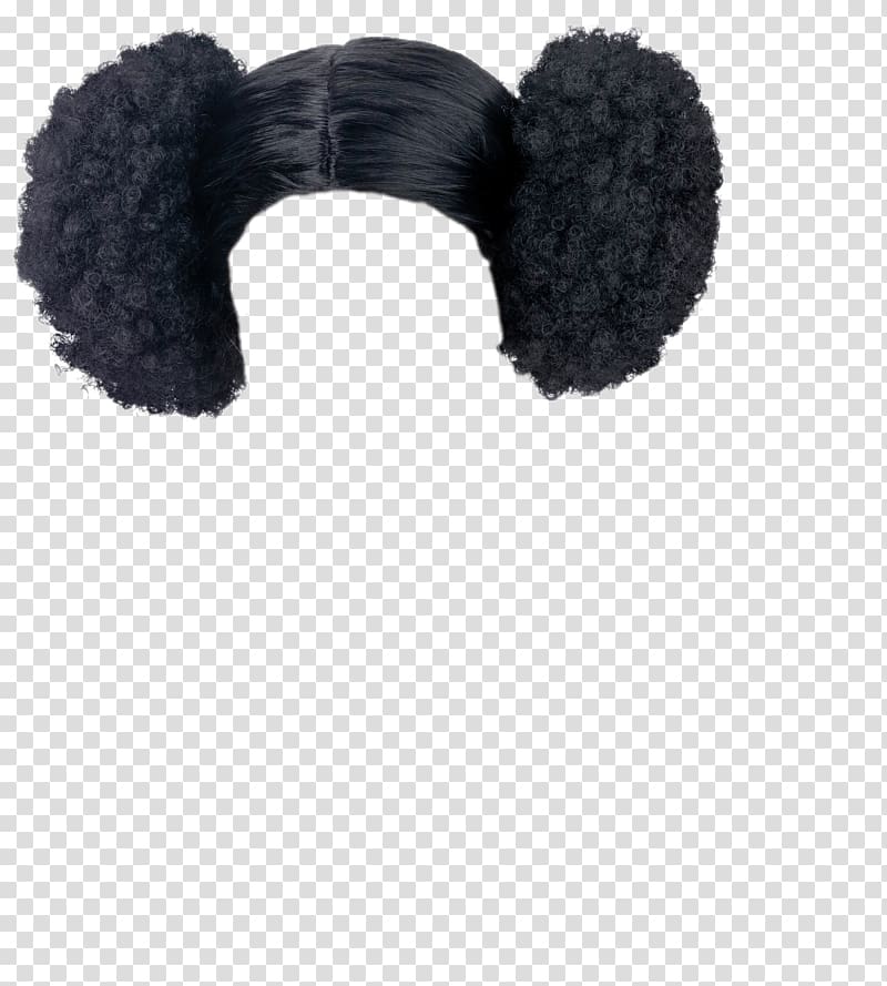 black hair wig, Wig Afro Poof transparent background PNG clipart