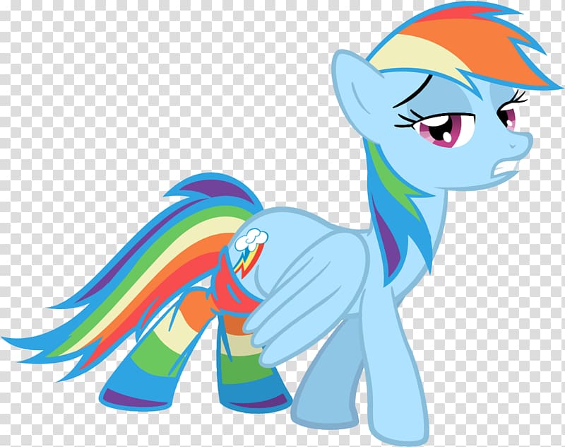 Pony Rainbow Dash Horse Cutie Mark Crusaders Fan club, horse transparent background PNG clipart