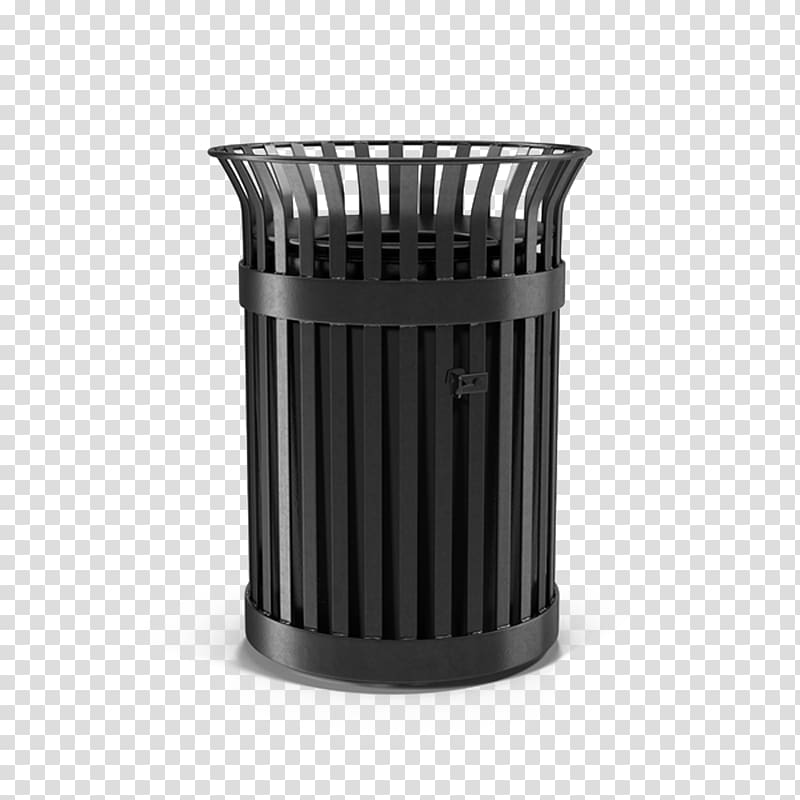 Waste container Metal, Metal trash can transparent background PNG clipart