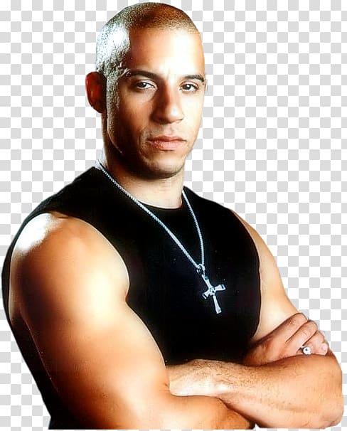 Vin Diesel Furious 7 Dominic Toretto Brian O'Conner YouTube, vin diesel transparent background PNG clipart