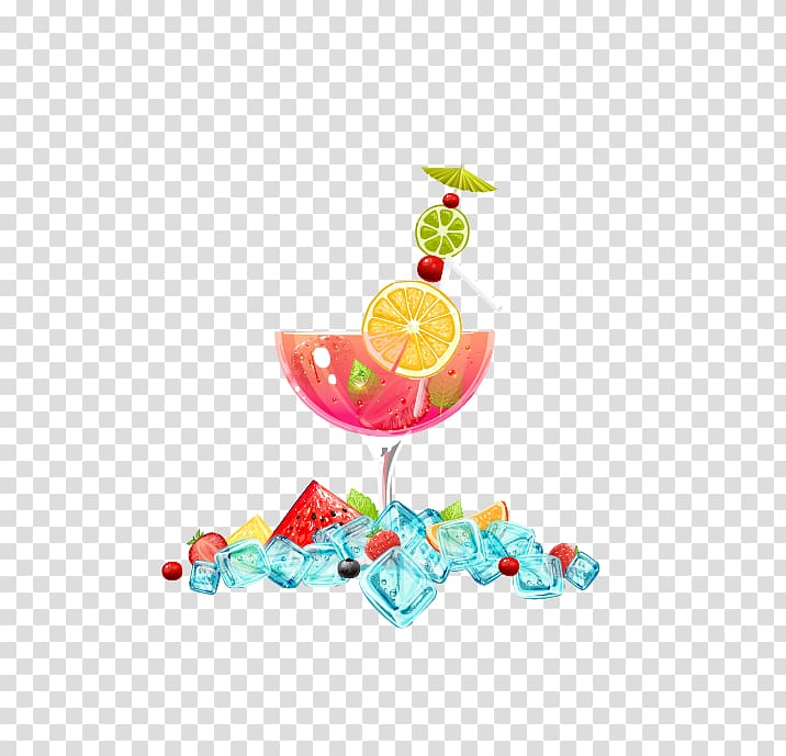 Ice cream Cocktail Juice Drink Ice cube, cocktail transparent background PNG clipart