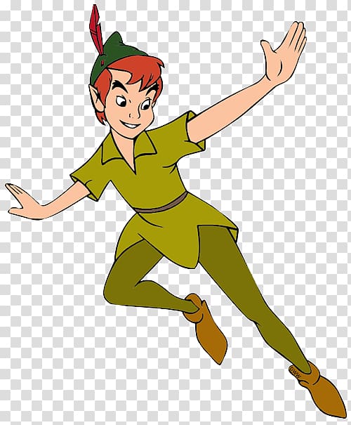Peter Pan, Peter Pan Peter and Wendy Tinker Bell Captain Hook Wendy Darling, Peter Pan HD transparent background PNG clipart