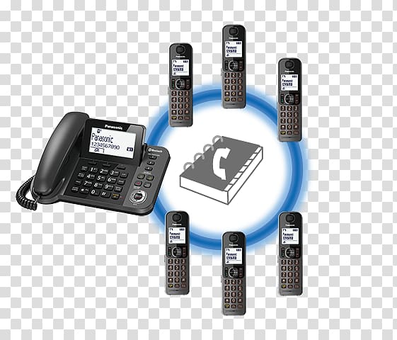 Cordless telephone Panasonic Home & Business Phones Answering Machines, others transparent background PNG clipart