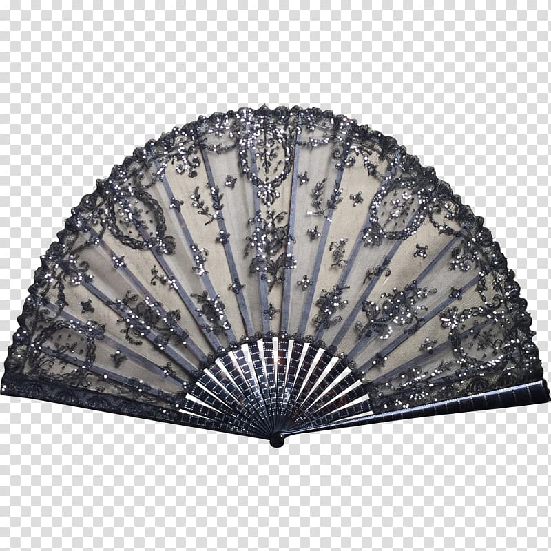 Hand fan Lace Victorian era Tulle, fan transparent background PNG clipart