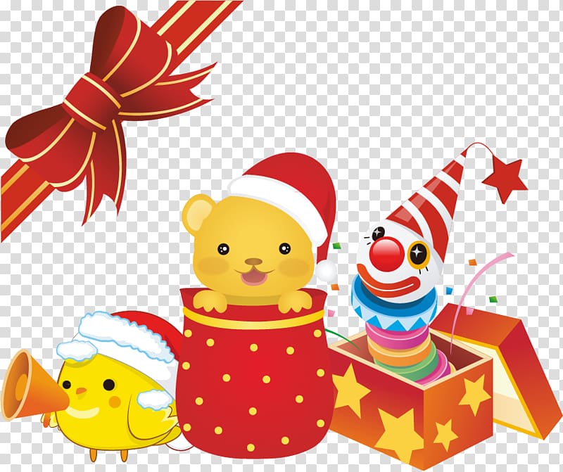 Clown New Year , Christmas material transparent background PNG clipart