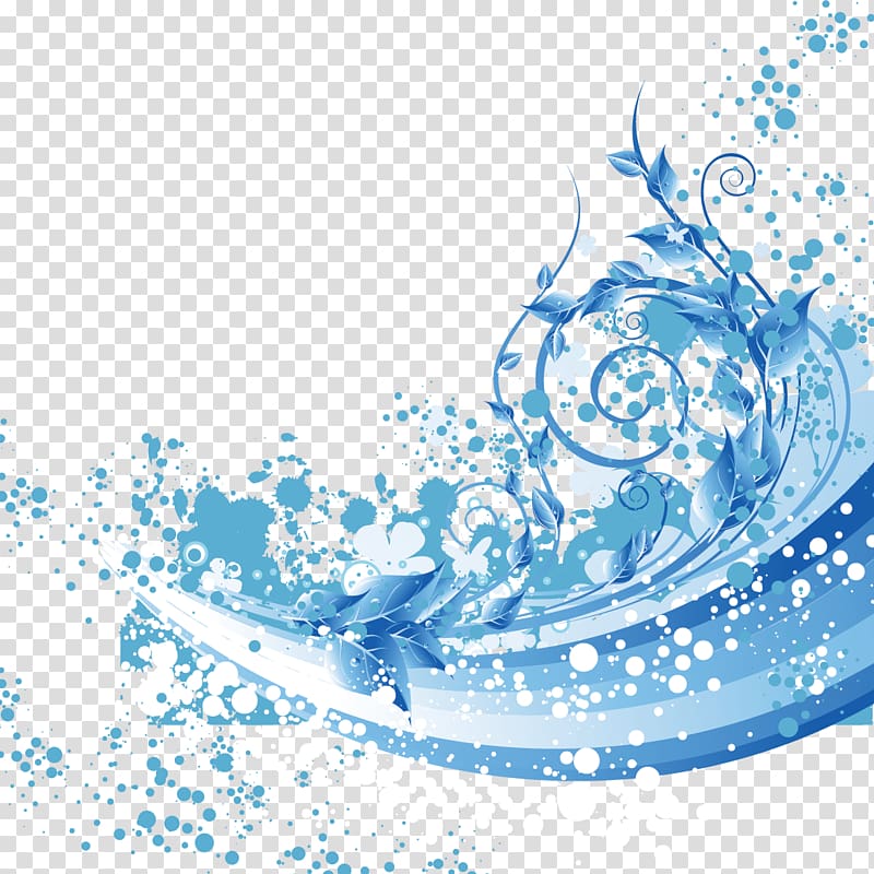 water wave vector png