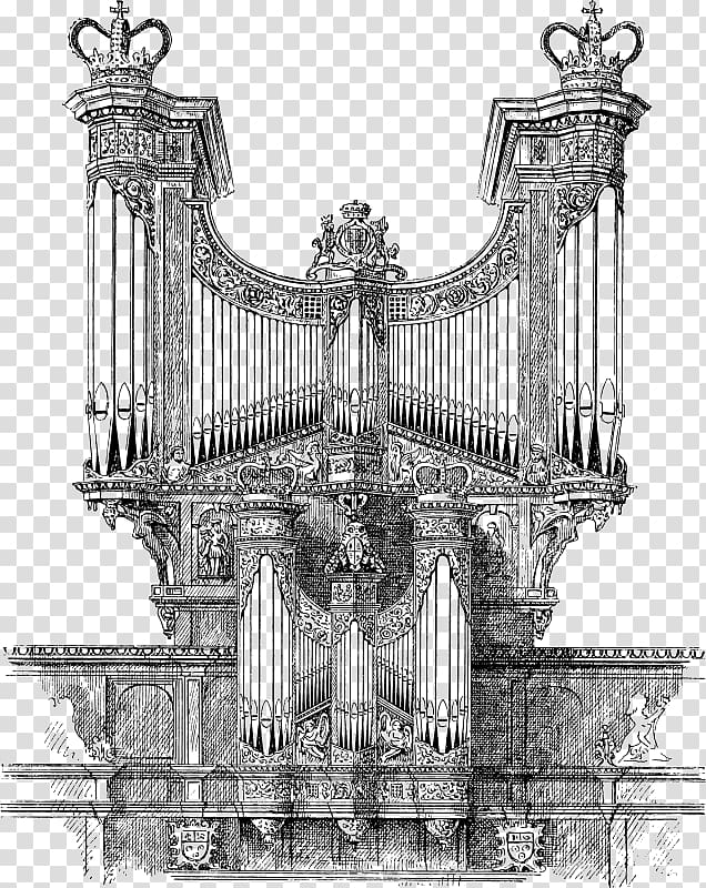 King\'s College, Cambridge Pipe organ Drawing, school transparent background PNG clipart