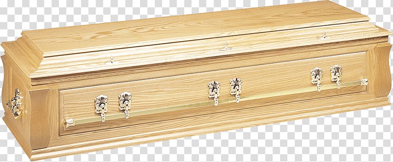 Coffin Cremation Burial Funeral director Funeral home, oak transparent background PNG clipart