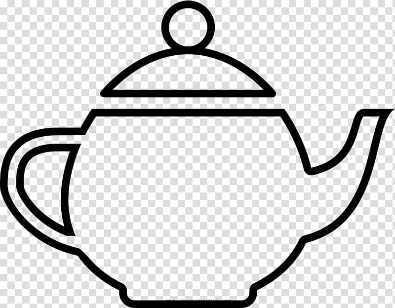 Teapot Drawing Coloring book, tea transparent background PNG clipart