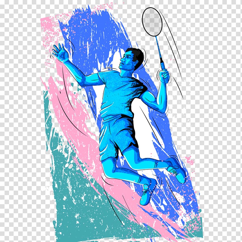 Badminton Illustration, badminton transparent background PNG clipart