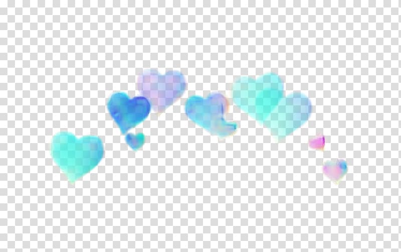 blue hearts art, Sticker PicsArt Studio Desktop , booth transparent background PNG clipart